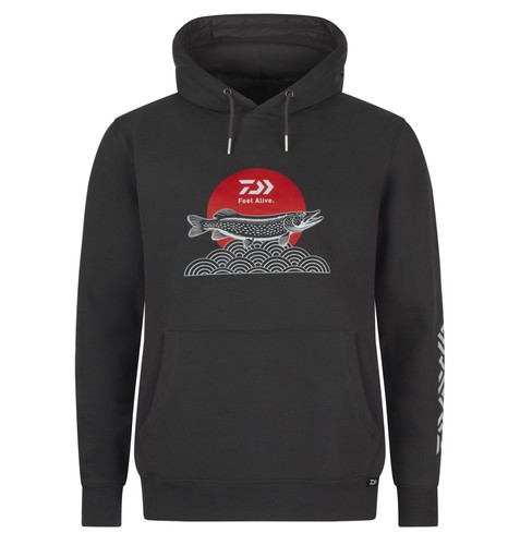 Felpa con cappuccio daiwa - felpa,