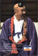 Visa Vintage Print Ad 1979