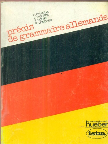 Precis grammaire allemande - precis,