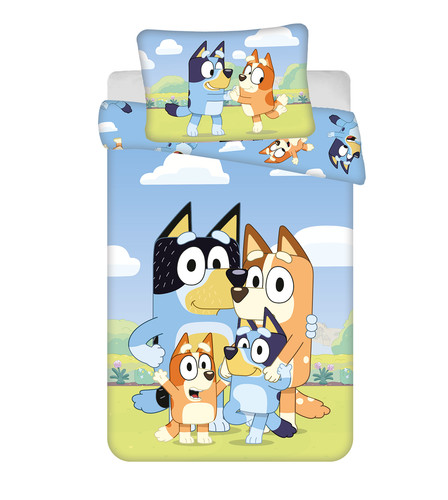 Bluey set lenzuola neonato - bluey,