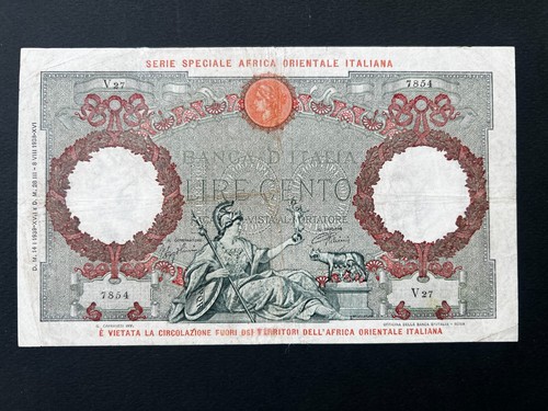 100 lire africa orientale - 100,