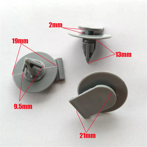 10x clip copricerchi - copricerchi, per