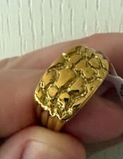 Anello da uomo con pepite