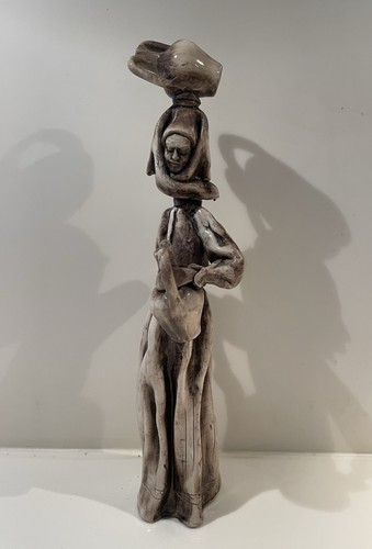 Statua ceramica sarda stelio - statua,