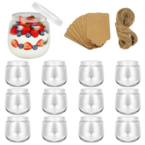 Vasetti per yogurt vetro - yogurt, in
