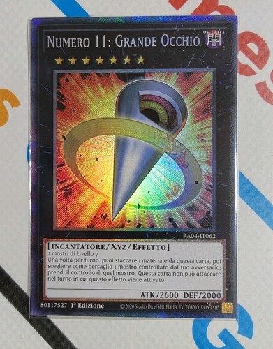 Numero grande occhio - grande, •