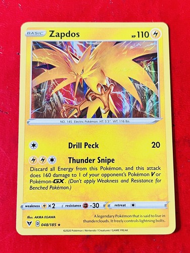 Lotto carte pokemon zapdos - carte,