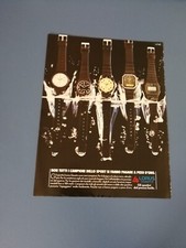 1985 LORUS QUARTZ OROLOGI SPORTIVI SPORT WATCHES 1980's ANNI 80 PUB VINTAGE AD