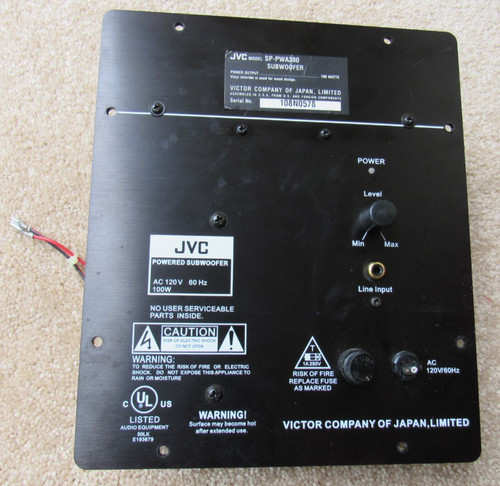 Amplificatore subwoofer jvc - amplificatore,