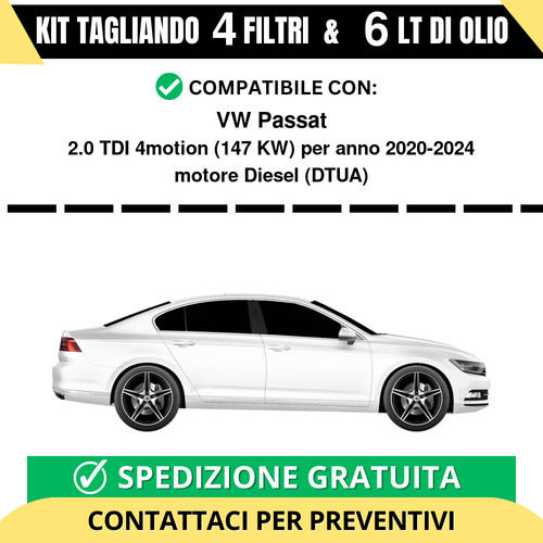 Tagliando per passat 0 - per, vw
