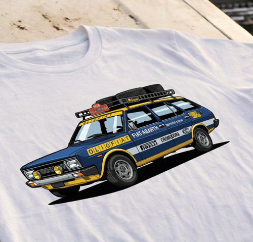 Shirt auto vintage fiat - t-shirt,