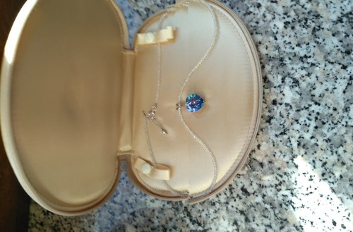Collana topazzi bianchi con - di,