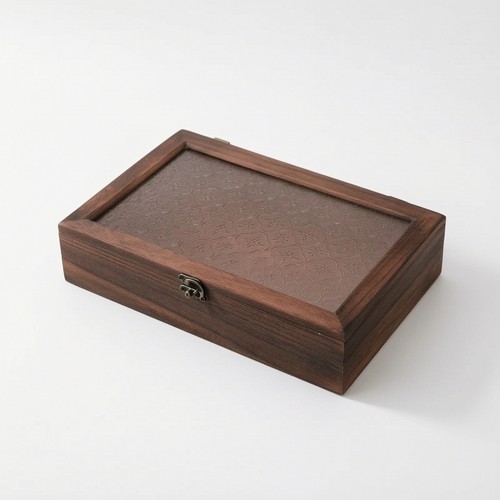 Scatola legno con - scatola,