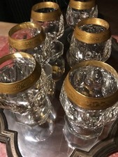 6 bicchieri cognac cristallo