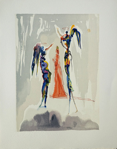 Salvador dali dante - dante, due