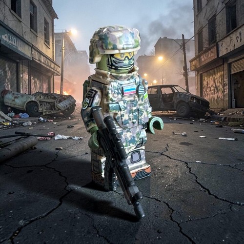 Minifigure soldatino militare