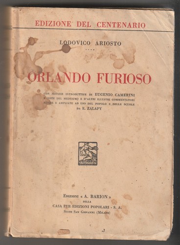 Orlando furioso - orlando,