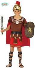 Guirca Costume da Centurione Romano Soldato Guardia Vestito x Bambino Carnevale