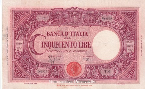 Repubblica sociale 500 lire - sociale,