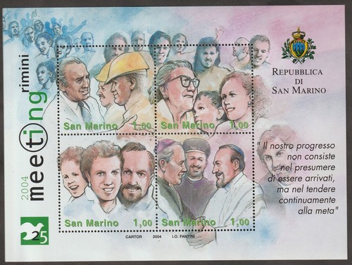 San marino 2004 - san, foglietto