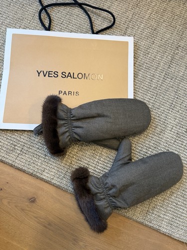 Guanti yves salomon - yves, visone