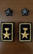 Travette Spalline Esercito Sanità Croce Rossa Uniforme Divisa Gala Cerimonia 