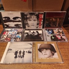 Lot of 8 U2 CDs (9 Disks) Nice