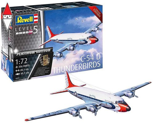 Revell 54d thunderbirds - c-54d,