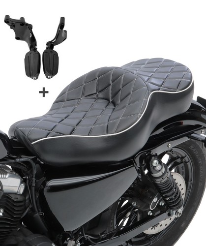 Sedile doppio per harley - sedile,