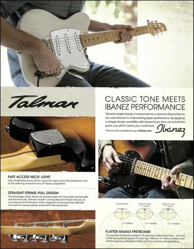 Pubblicità chitarra elettrica
