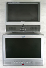 2 TV PORTATILI PER AUTO - 9 E 7 POLLICI - NON FUNZIONANTI - SENZA ACCESSORI