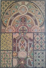 ANTICA STAMPA A COLORI DEL