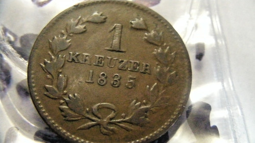 Monete mondiali kreuzer - mondiali, 1