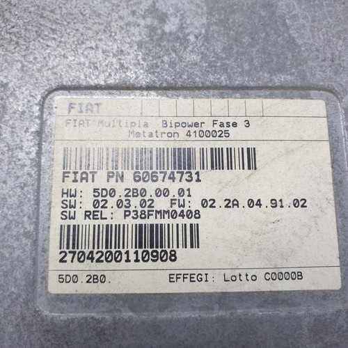 Centralina ecu per fiat - ecu,