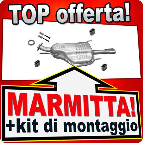 Silenziatore posteriore per - silenziatore,