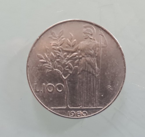 Rara moneta 100 lire 1960 - moneta,