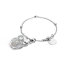 SAGAPO SGA11 Bracciale Donna Gaia Gufo in Acciaio - Retail price € 29,00