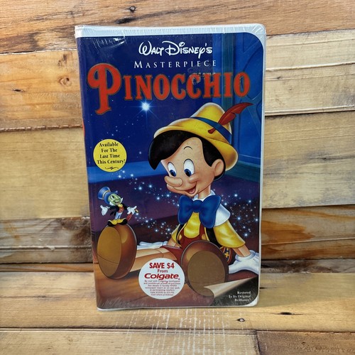 Pinocchio vhs sealed new - sealed, /