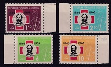 TIMBRES  EUROPE ALBANIE CROIX