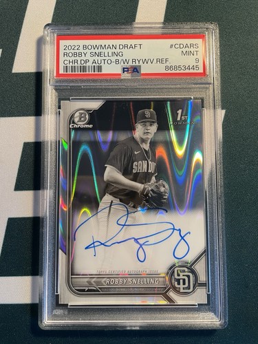 Robby snelling 2022 bowman - robby,