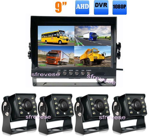 Monitor split ips 4ch - split, 9"