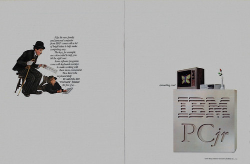 Ibm pcjr charlie chaplin - chaplin, 1984