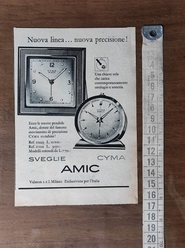 Pubblicità vintage del 1957