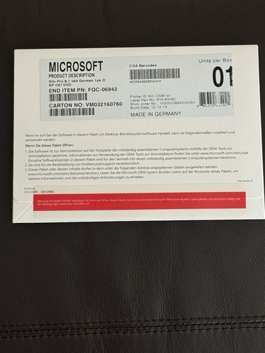 Microsoft windows pro 64 - microsoft, pro,