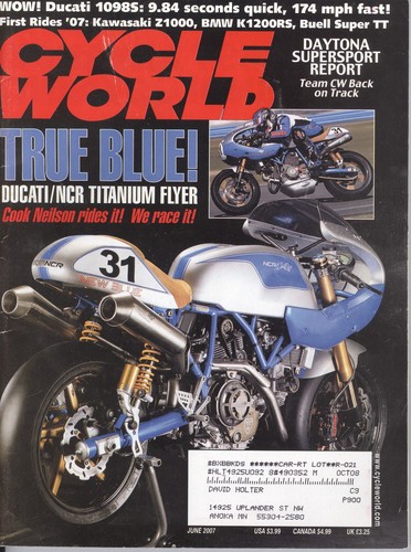 2007 cycle world magazine - cycle,
