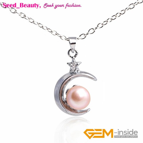 Collana con ciondolo - , perle