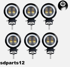 6 Fari LED Tondi 20W 7D Spot