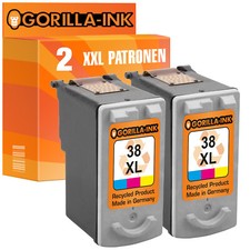 2 cartucce stampante XXL per Canon CL-38 Pixma IP1800 MP140 MP160 MP190