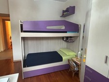 Vendita camera ragazzi, Ricci casa, ottimo stato. Letto a ponte con scrivania 