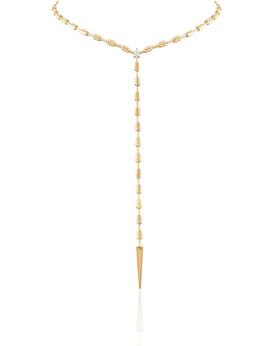 Collana lariat ottone e - collana,